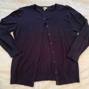 Black Cardigan Sweater